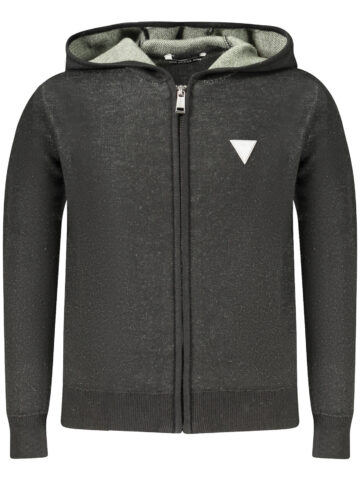 GUESS JEANS Sweatshirt mit Kapuze Kinder Schwarz