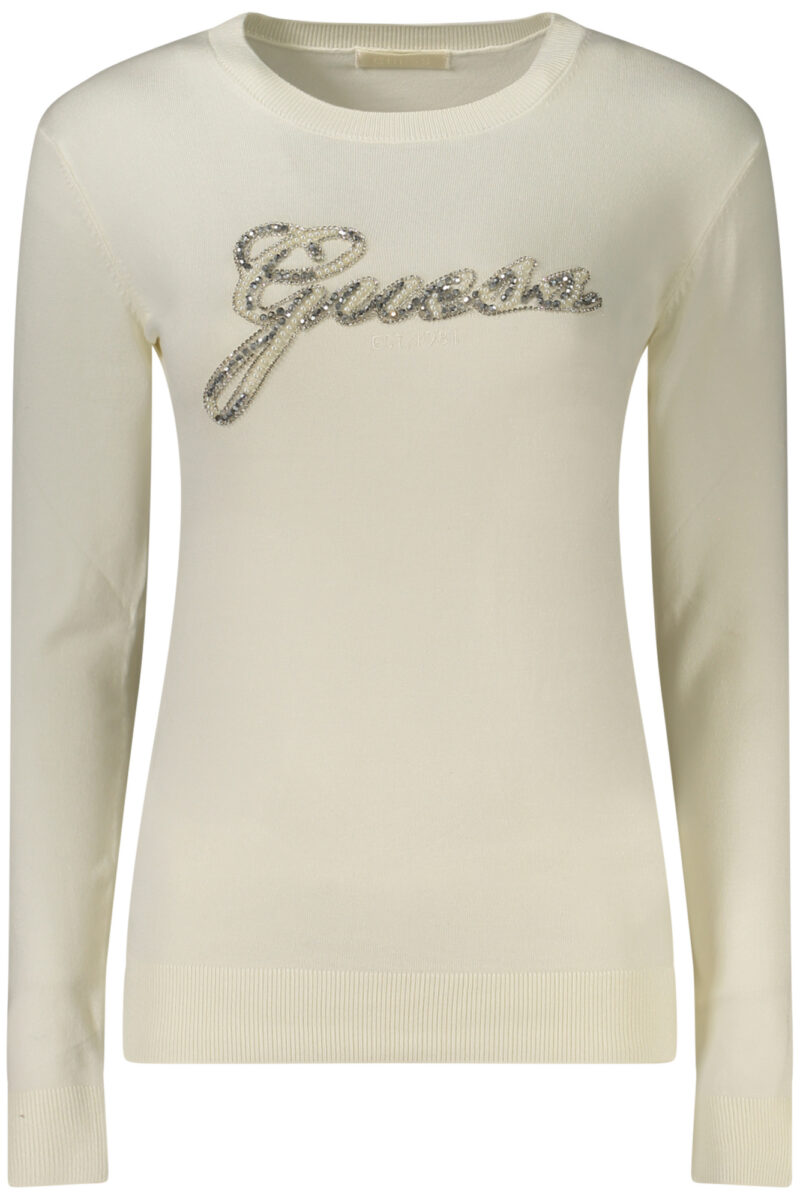GUESS JEANS WOMEN'S WHITE SWEATER W6BR53Z1454_BIG012