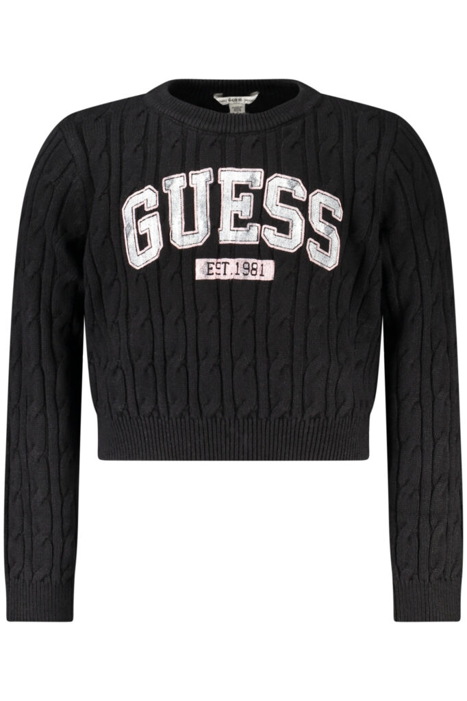 Guess Jeans Mädchen Pullover Schwarz