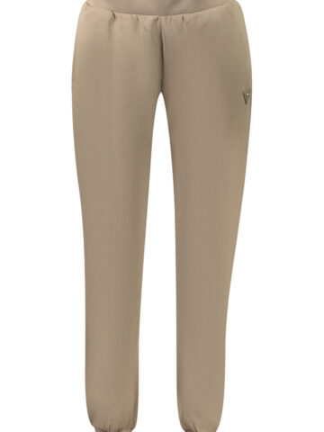 GUESS JEANS WOMEN'S GREEN TROUSERS