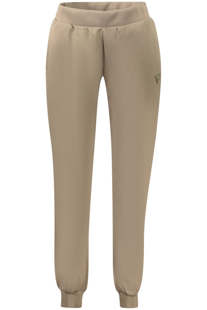 GUESS JEANS WOMEN'S GREEN TROUSERS