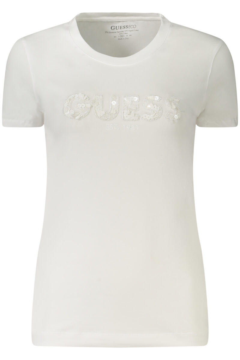 Damen T-Shirt mit kurzem Arm weiß