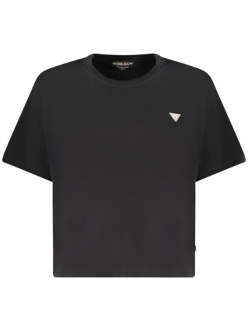 GUESS T-Shirt Damen Schwarz Kurzarm