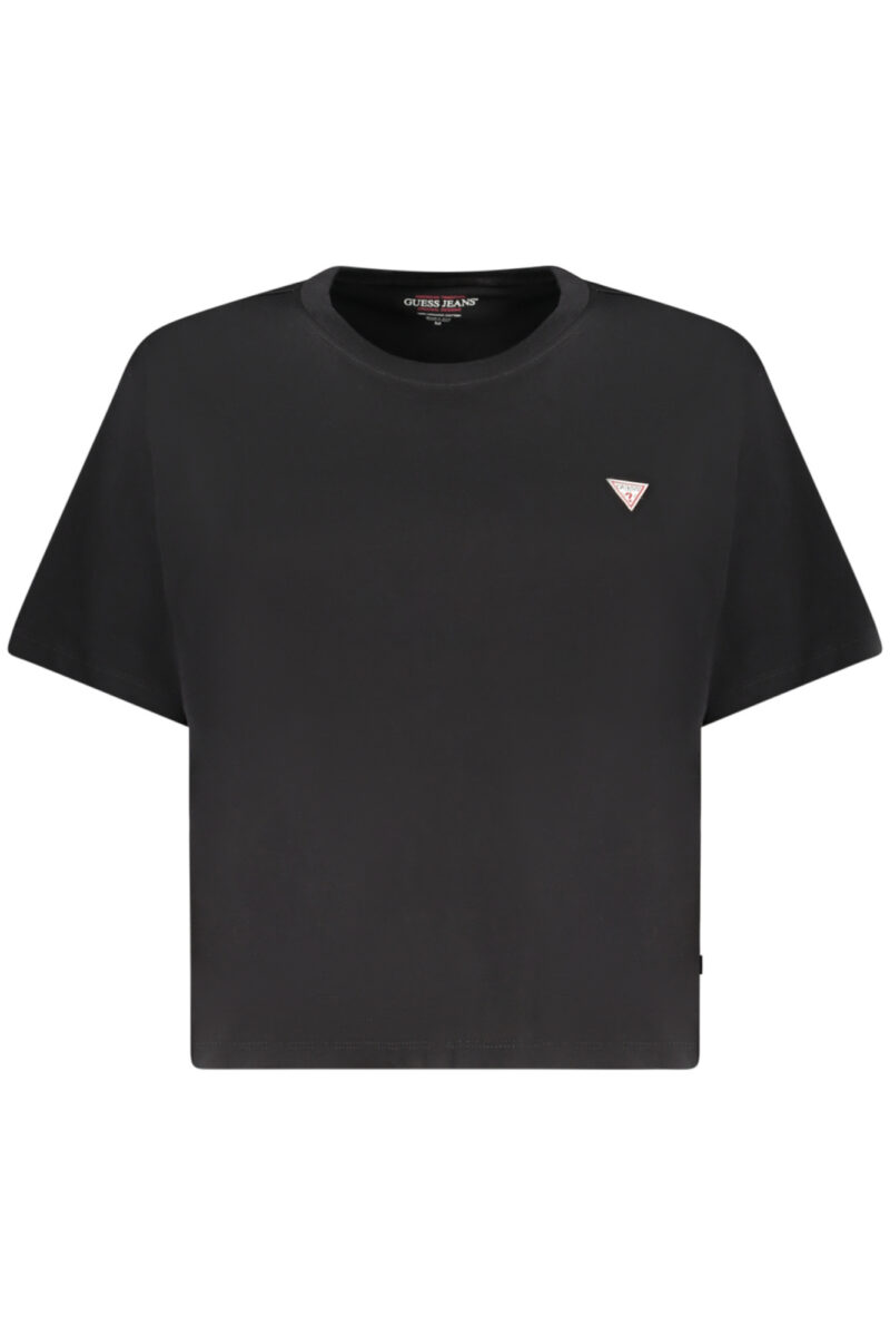 GUESS T-Shirt Damen Schwarz Kurzarm