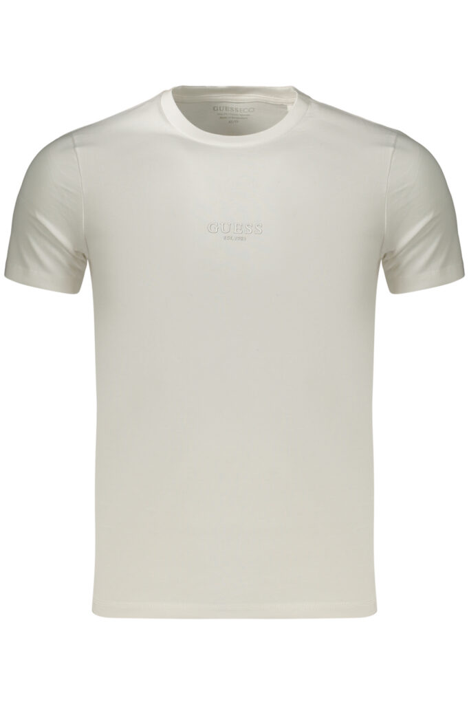 GUESS JEANS SHORT SLEEVE T-SHIRT MEN WHITE Z4BI02I3Z14_BIG018