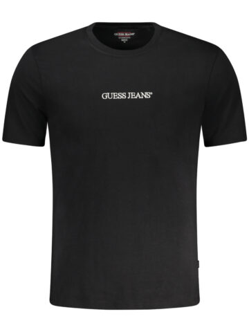 Guess Jeans Herren T-Shirt Kurzarm Schwarz