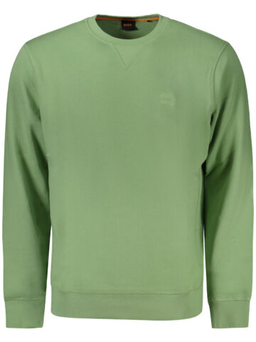 HUGO BOSS Herren Sweatshirt ohne Reißverschluss Grün
