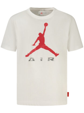 JORDAN Kinder Kurzarm-T-Shirt Weiß