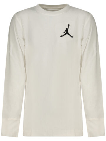 Jordan Kinder Langarmshirt Weiß