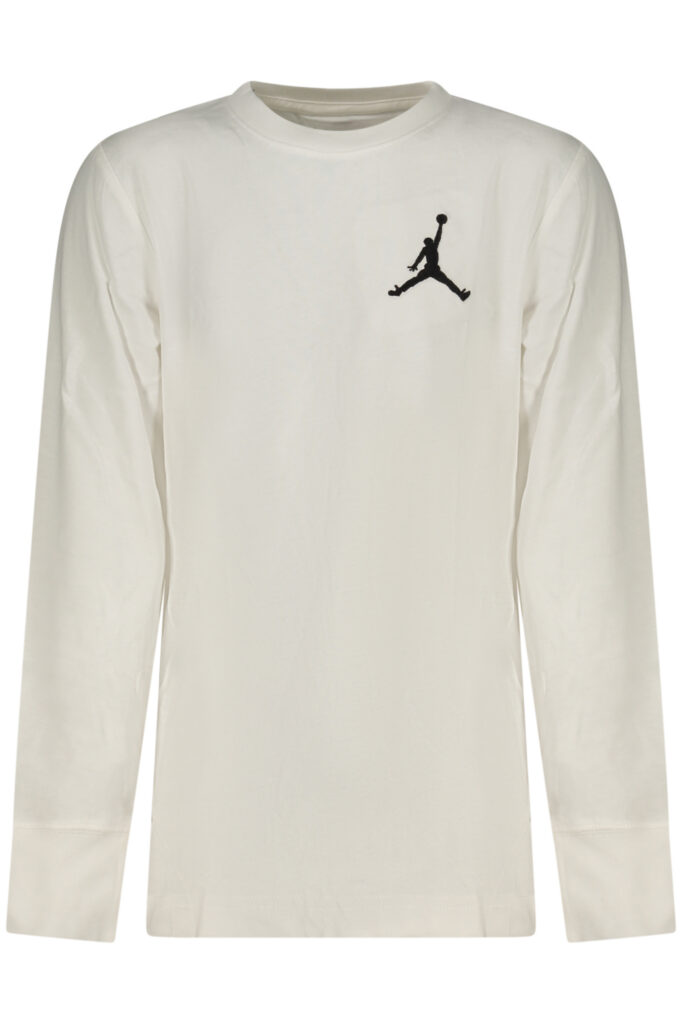 Jordan Kinder Langarmshirt Weiß