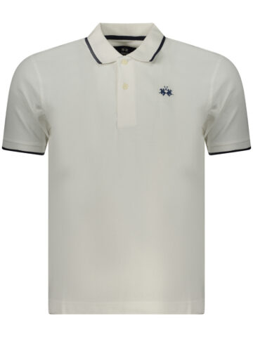 La Martina Herren Poloshirt Weiß