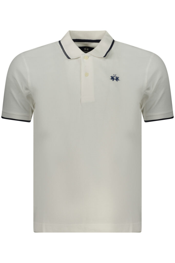 LA MARTINA MEN'S SHORT-SLEEVE POLO SHIRT WHITE