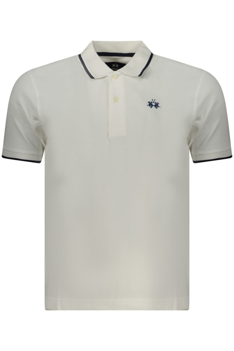 La Martina Herren Poloshirt Weiß