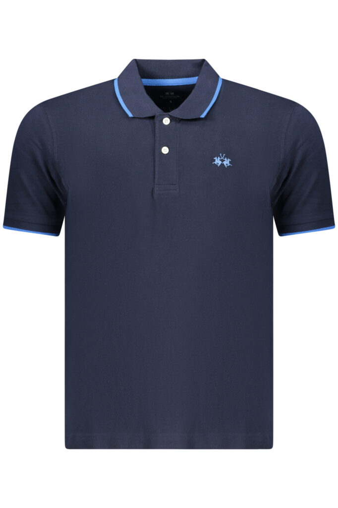 LA MARTINA MEN'S SHORT-SLEEVE POLO SHIRT, BLUE