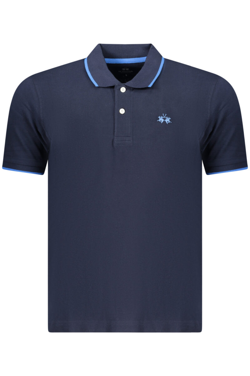 LA MARTINA Herren Poloshirt Kurzarm Blau