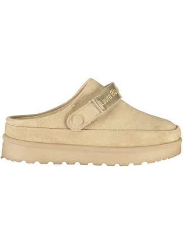LAURA BIAGIOTTI Damen Winter-Clogs Beige
