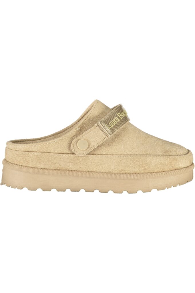 LAURA BIAGIOTTI Damen Winter-Clogs Beige