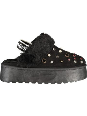 LAURA BIAGIOTTI Damen Clogs Winter Schwarz