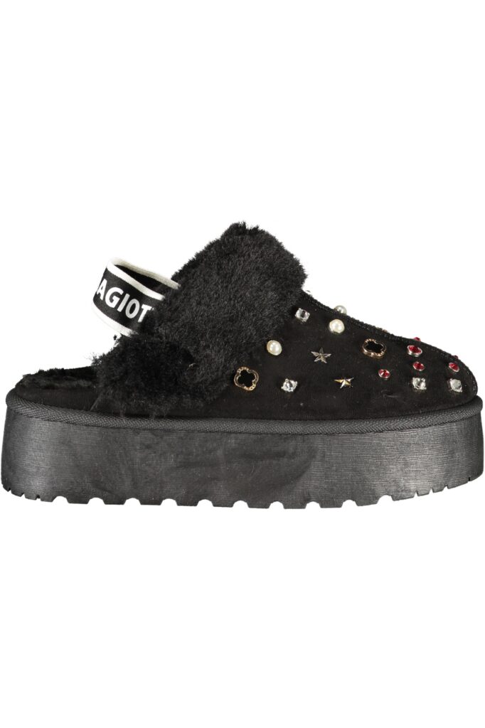LAURA BIAGIOTTI Damen Clogs Winter Schwarz