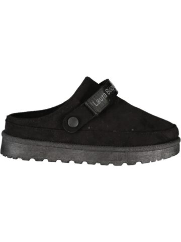 LAURA BIAGIOTTI Damen Winter-Clog Schwarz