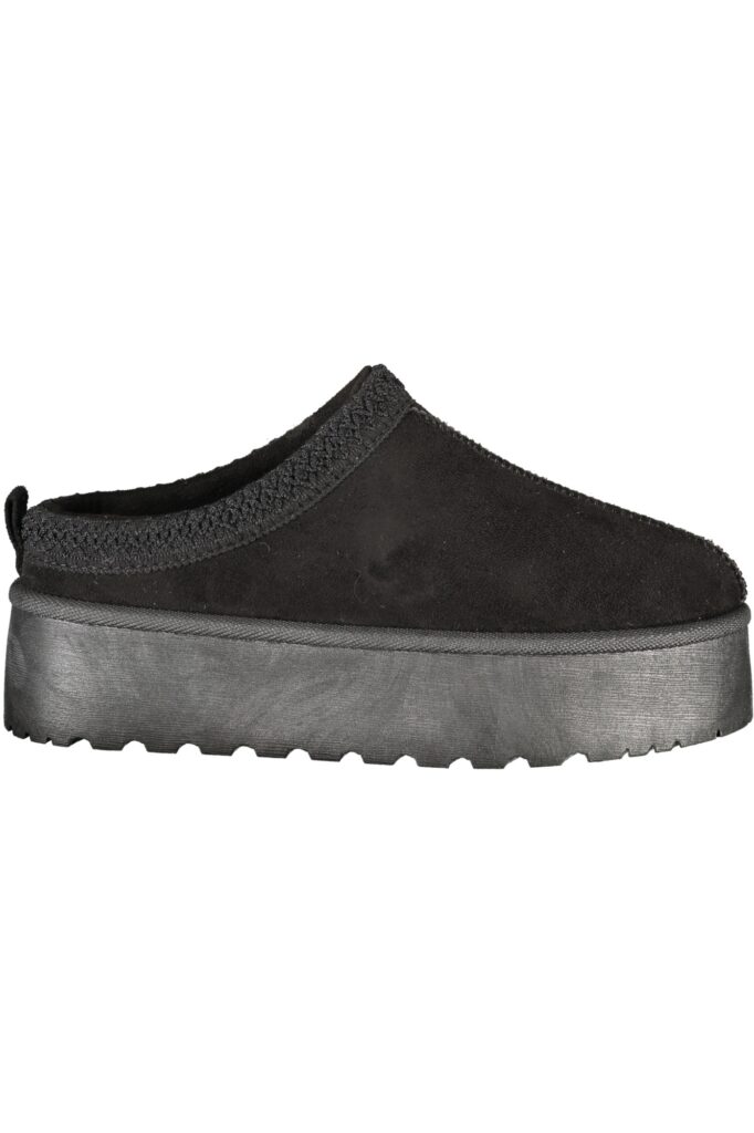 Laura Biagiotti Damen Winter Clogs Schwarz