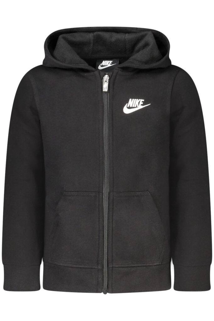 NIKE Kinder Kapuzenjacke mit Reißverschluss Schwarz