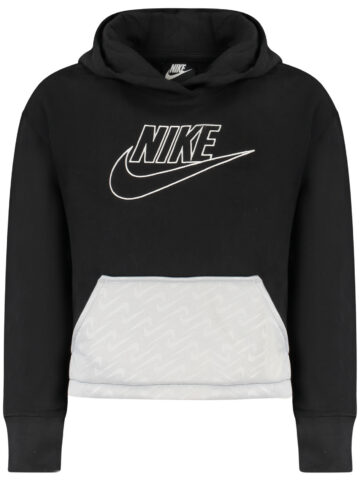 NIKE Kinder Kapuzenpullover schwarz