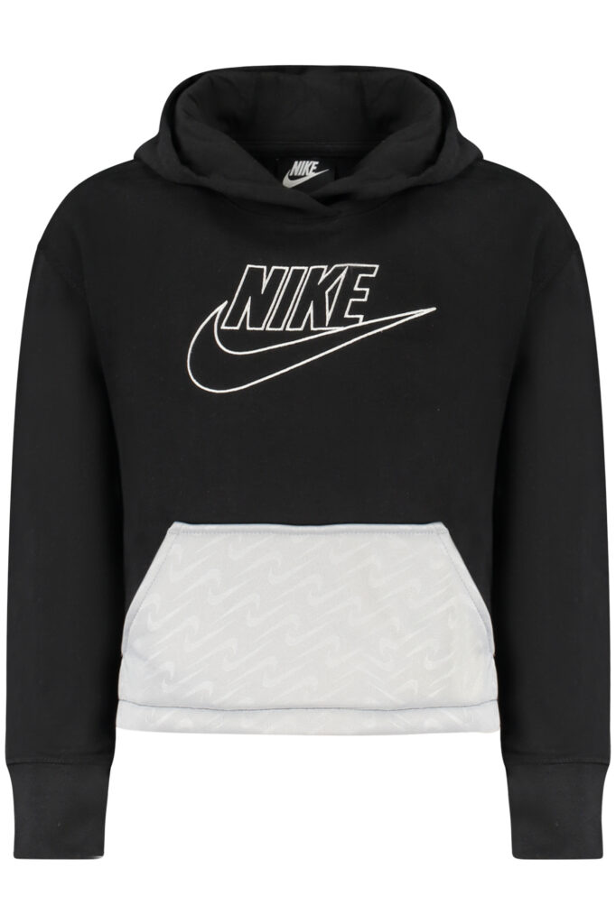 NIKE Kinder Kapuzenpullover schwarz
