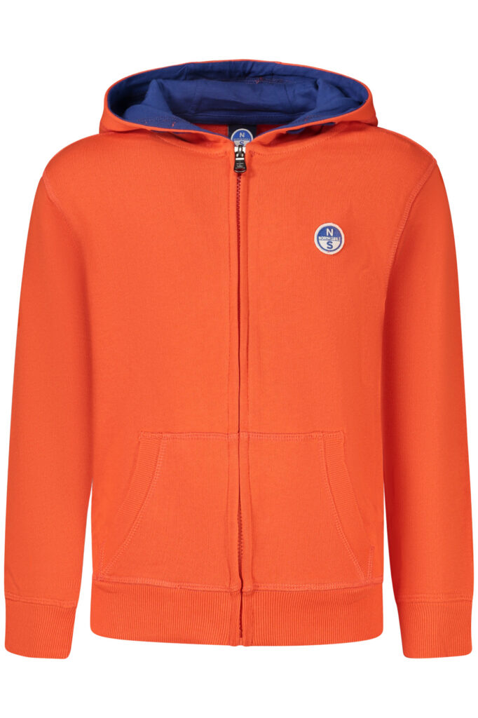 NORTH SAILS Kinder Sweatshirt mit Reißverschluss Orange