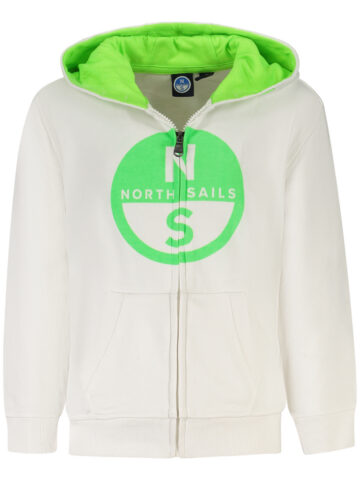 NORTH SAILS Kinder Sweatshirt mit Reißverschluss Weiß