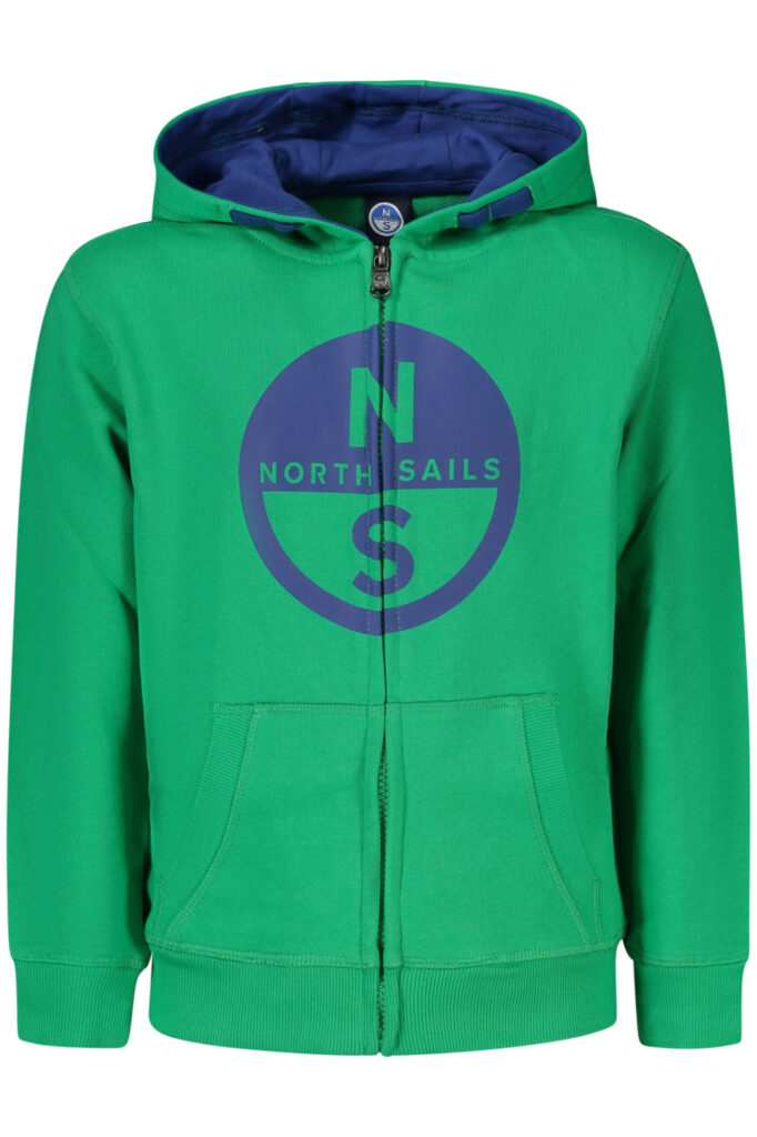 NORTH SAILS Kinder Sweatshirt mit Reißverschluss Grün