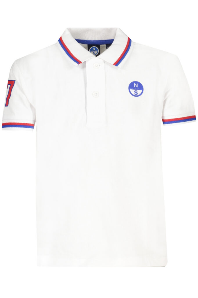 NORTH SAILS Kinder Polo Kurzarm Weiß