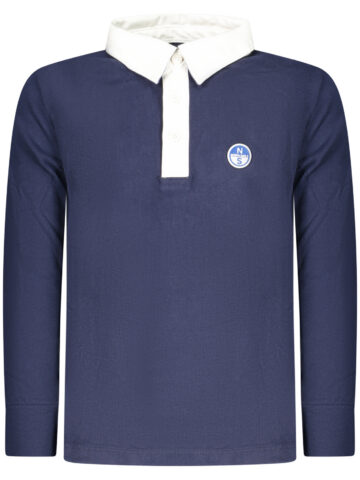 North Sails Kinder Poloshirt Langarm Blau