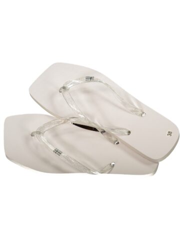 Norway 1963 Damen Flip Flops Weiß