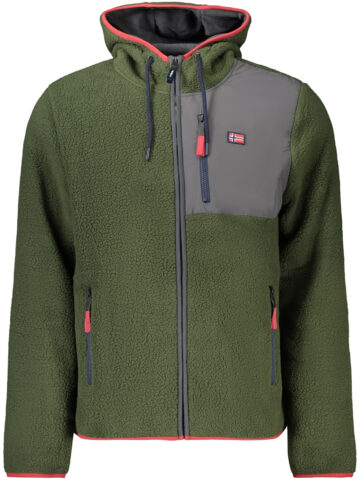 NORWAY 1963 PÁNSKÁ MIKINA NA ZIP ZELENÁ