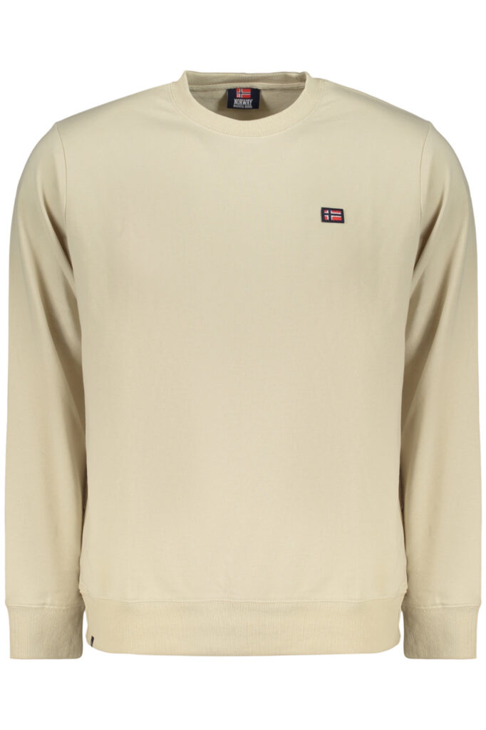 NORWAY 1963 Herren Sweatshirt mit Reißverschluss Beige