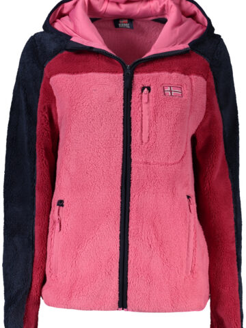 NORWAY 1963 Damen Sportjacke mit Kapuze Pink