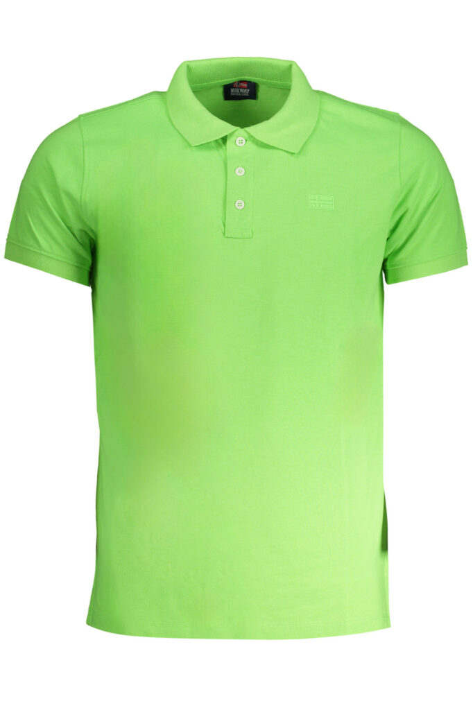 NORWAY 1963 Herren Polo-Shirt Kurzarm Grün