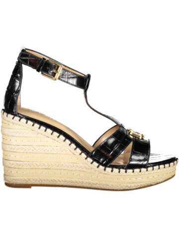 RALPH LAUREN Damen Sandale Schwarz