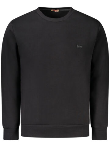 RIFLE Herren Sweatshirt Ohne Reißverschluss Schwarz