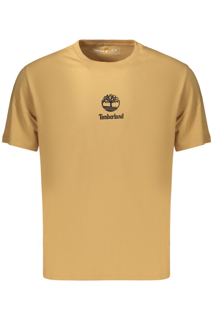 TIMBERLAND MEN'S SHORT-SLEEVE T-SHIRT BROWN