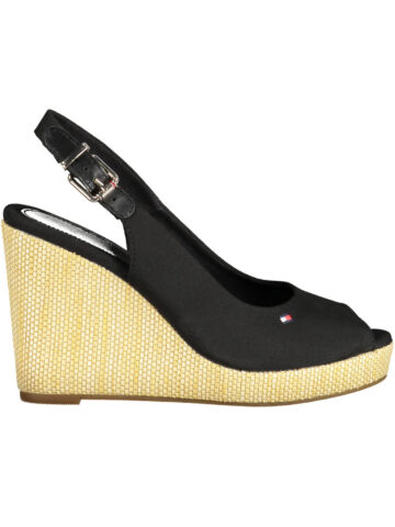 TOMMY HILFIGER Damen Keilsandalette Schwarz