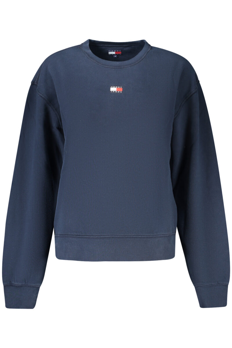 TOMMY HILFIGER WOMEN'S BLUE ZIP-UP SWEATSHIRT DW0DW23297_BLC1G