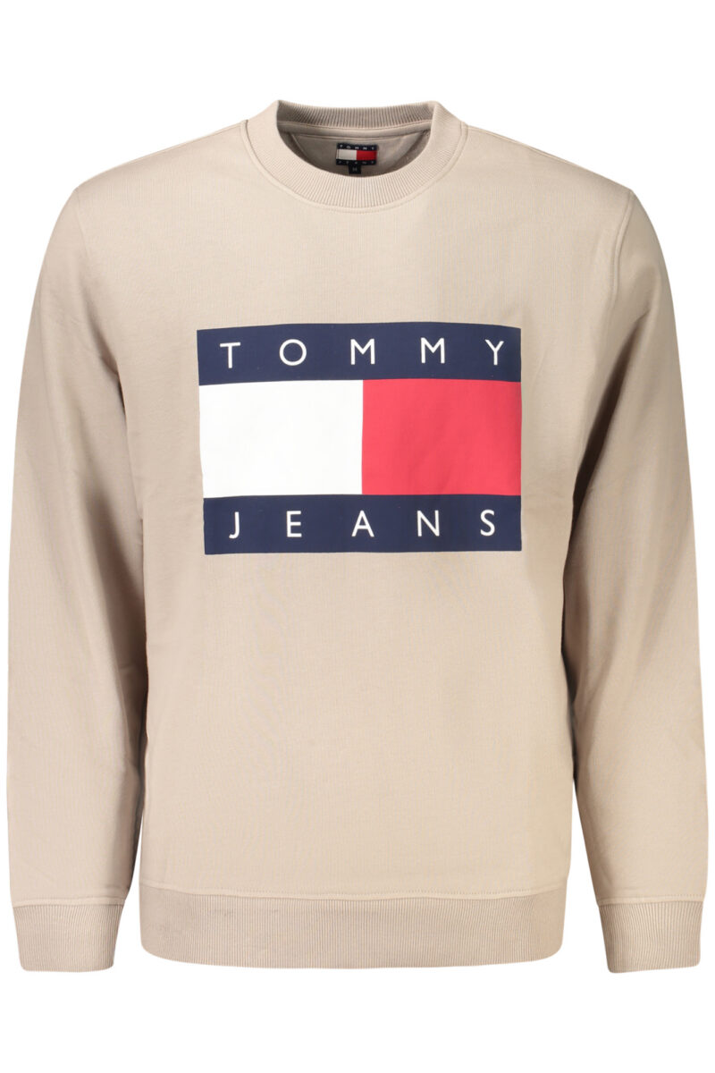 TOMMY HILFIGER MEN'S ZIP-UP SWEATSHIRT, BEIGE DM0DM22643_BEPKE