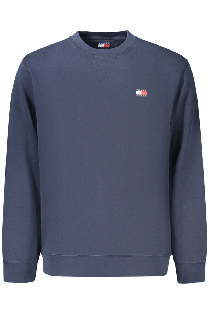 TOMMY HILFIGER PÁNSKÁ MODRÁ MIKINA BEZ ZIPU DM0DM23607_BLC1G