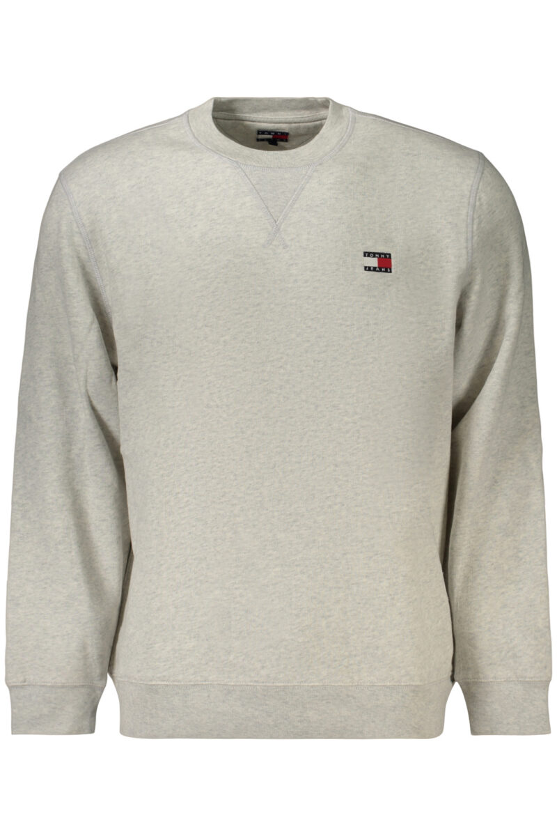 TOMMY HILFIGER MEN'S GRAY ZIP-UP SWEATSHIRT DM0DM23607_GRP08