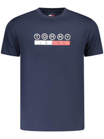 TOMMY HILFIGER MEN'S SHORT-SLEEVE T-SHIRT BLUE DM0DM23715_BLC1G