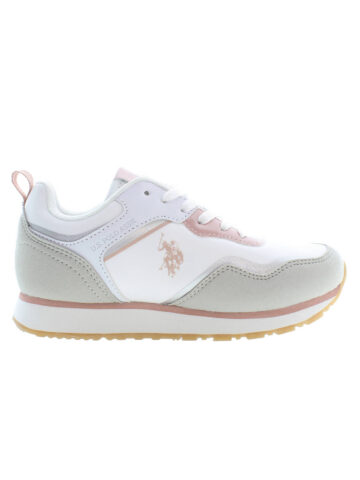 US POLO ASSN. Mädchen Sportschuhe Weiß