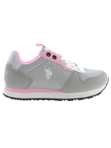 US POLO ASSN. Mädchen Sportschuh Grau