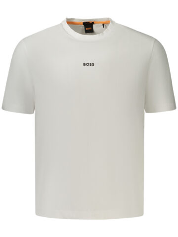 BOSS Herren T-Shirt kurzarm weiß